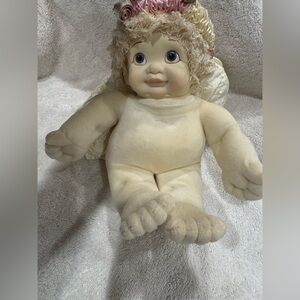 Vtg 1995 Dreamsicles Plush Rubber Head Angel Puffy Wings 8 in Retired No Hair
